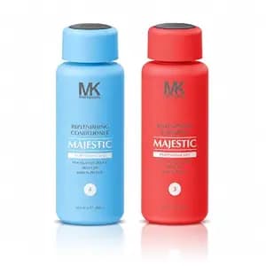 MK Professional Majestic Keratin Replenishing Shampoo and Conditioner Combo 300ml Each